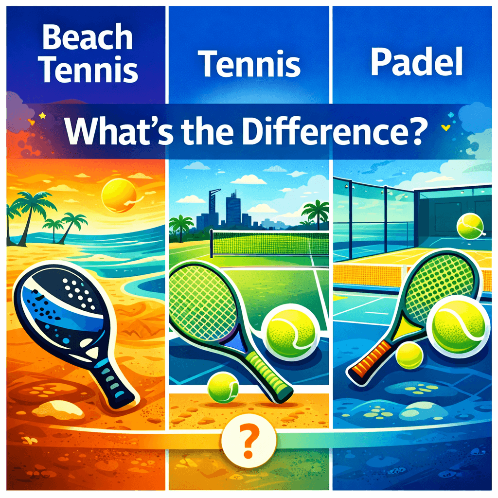 Beach Tennis vs Tennis vs Padel: What’s the Difference?