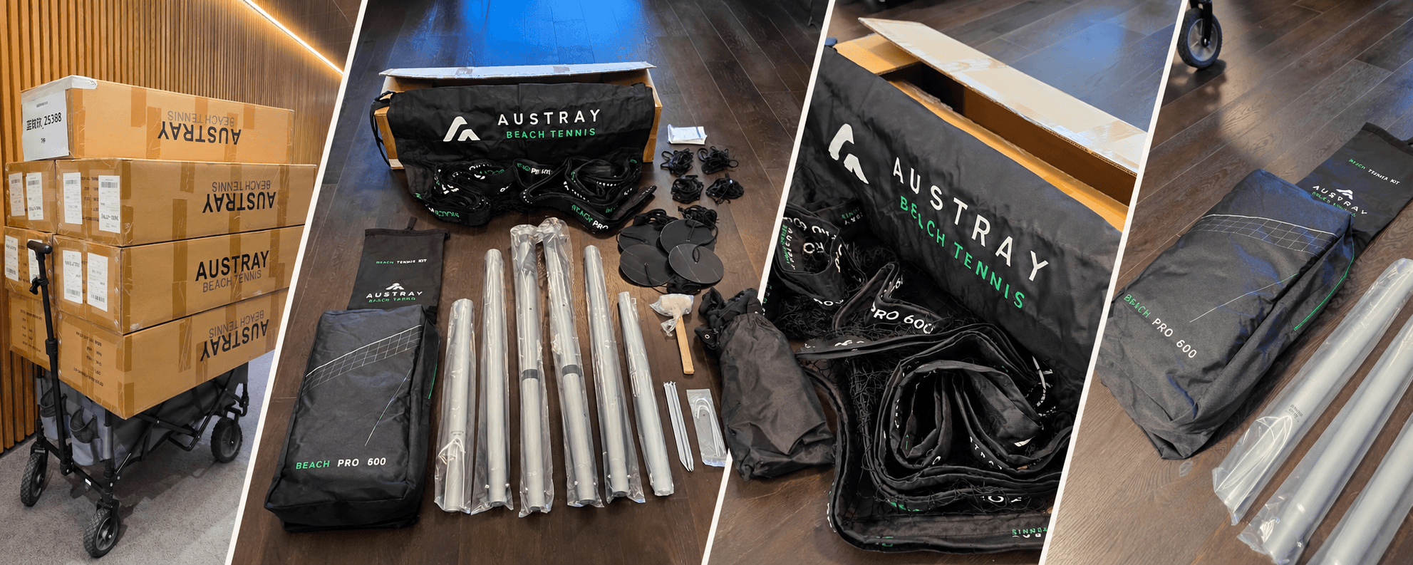 Austray Beach PRO 600 Now in Stock – Portable Beach Tennis Court Kit Australia